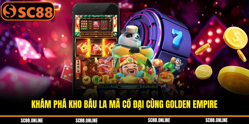 Khám phá kho báu la mã cổ đại cùng Golden Empire